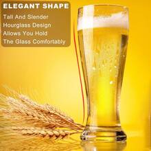 Creative Thick Glass Engraved Craft Beer Mug, High-End Home Use Large Capacity Beer Stein Set - View 3