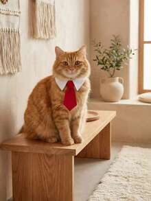 PETSIN 1pcPet Bowtie Necktie Bowknot Wedding Neck Bib False Collar - Multicolor - View 7