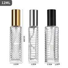 12ml Refillable Perfume Spray Bottle, Travel Size Glass Container With Golden Cap - Multicolor - View 3