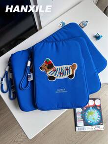 Túi đựng máy tính họa tiết chó xúc xích dễ thương, túi bên trong đựng máy tính 10/13/15 inch và vỏ bảo vệ máy tính bảng. - Xem 5