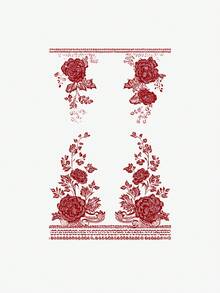 1pc Temporary Tattoo Sticker 7-14 Days Herbal Long-Lasting Tattoo Sticker, Minimalist Style Hand Abstract Mysterious Pattern Wrist Red Rose Tattoo Sticker, Personalized Cool Herbal Tattoo Sticker, Washable Temporary Tattoo Sticker PVC Personalized Fashion Tattoo Sticker Suitable For People - Red - View 3