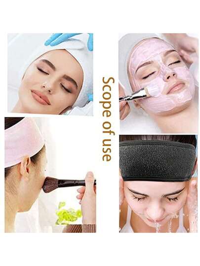 Băng đô dùng để rửa mặt, trang điểm, tập yoga, chơi thể thao, sau sinh, băng đô cài tóc, dây buộc tóc, phụ kiện tóc.