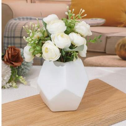 1 chiếc bình hoa bằng nhựa resin sáng tạo mới, đồ trang trí thủ công bằng nhựa resin, bình hoa để bàn, ban công, bệ cửa sổ, sân vườn, bàn làm việc, văn phòng, tủ TV, tủ rượu, cắm hoa, trang trí nhà cửa, ngoài trời, sân, bình cắm hoa và cây thật.