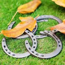 812 24 PCS Horseshoe Wall Decor Lucky Cast Iron Horse Shoes For Decorations Crafts Wedding Birthday Cowboy Party Western Party Favors Plies 24 - Silver - View 2