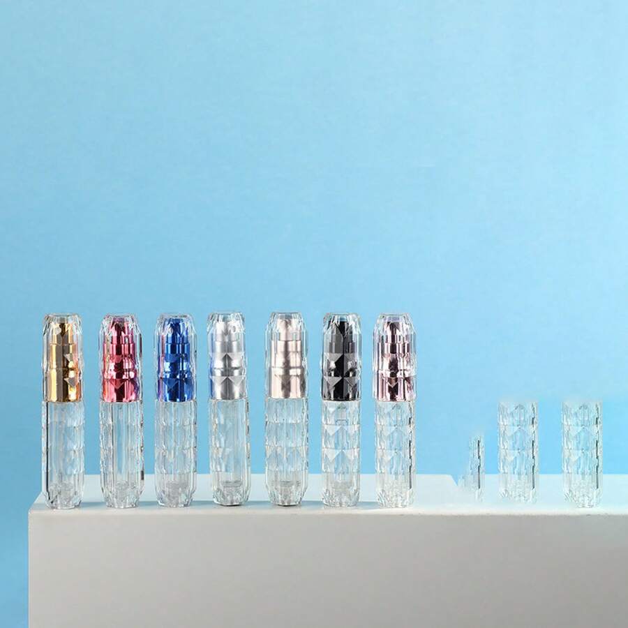 Polygonal Refillable Bottle, Perfume Is Filled At The Bottom, 5ML Spray Bottle - 5ml; Màu hồng; Dành cho thú cưng (POP) - Xem 1