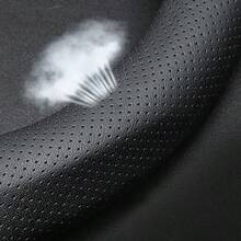 Bọc vô lăng chống trượt 3D bằng da sợi carbon đa năng, phụ kiện xe hơi tối giản và thời trang. - Nhiều màu - Xem 6