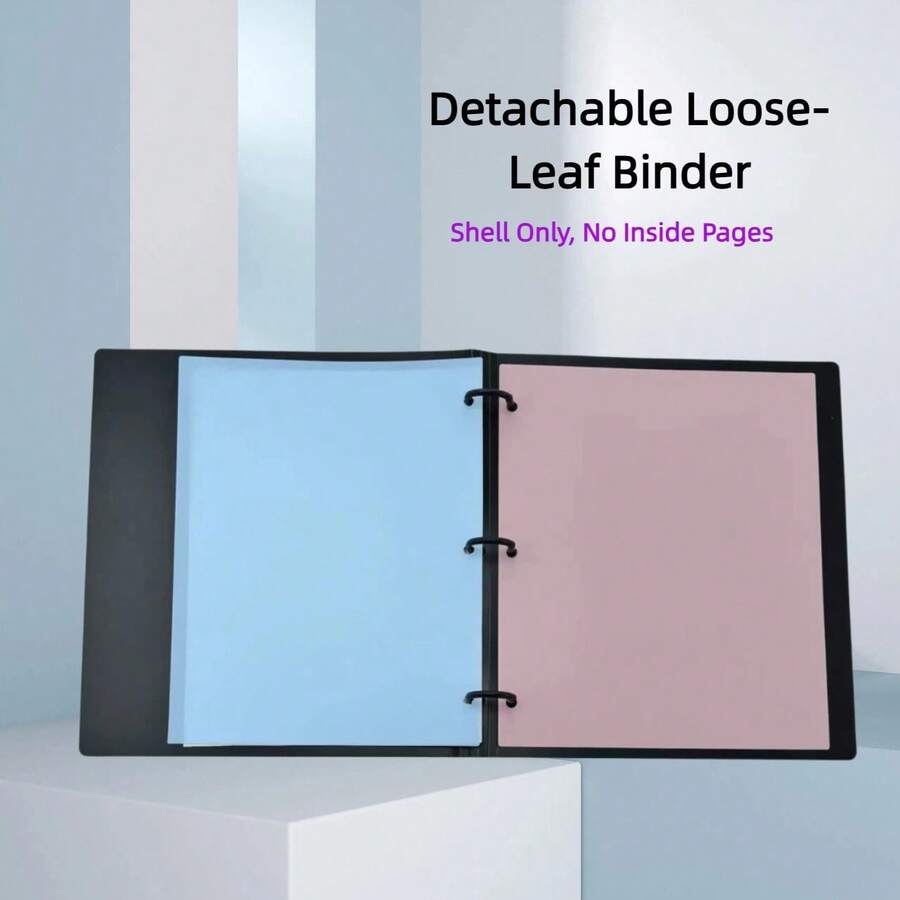 1个可拆卸活页夹封面，不含内页 - 多色 - 查看 1