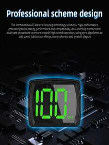 This New Car Head-Up Display Uses High-Definition LED Technology To Accurately Display Vehicle Speed. It Features A Built-In Sunshade, Supports USB Power, And Offers High Cost-Effectiveness, Compact Design, Easy Installation, And Compatibility With Multiple Car Models. It Can Serve As A Car Speed Indicator System With A Simple And Smooth Display, Minimalist Dashboard Design, And Reliable Performance. This Digital Speedometer Is Suitable For Car Accessories, Car Enthusiasts, And Car Upgrades. - KM/H - 查看 7