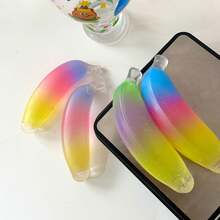 1个创意仿真水果挤压麦芽糖慢回弹香蕉多巴胺减压糖 - 彩色 - 查看 5