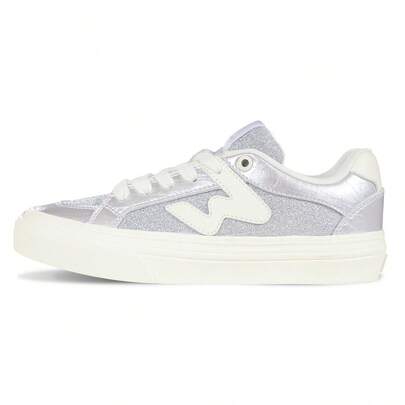 Giày trượt ván unisex Ollieskate Silver Y2K Retro Student Campus Style W Series