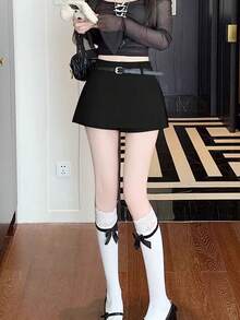 Bộ đồ 2 trong 1 mùa hè, quần short - màu đen - Xem 3