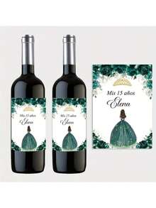 Customized Stickers, Thank You Stickers, Envelope Seals, Gift Stickers, Box Stickers, Packaging Stickers, Classic Shape Stickers - Wine Bottle Stickers - View 5