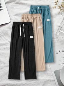 New Women's Outdoor Casual Pants, Loose Fit, Solid Color Design Sports - Black - View 4