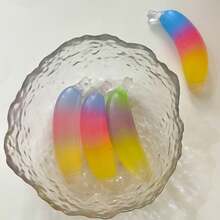 1个创意仿真水果挤压麦芽糖慢回弹香蕉多巴胺减压糖 - 彩色 - 查看 6
