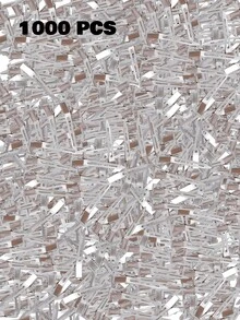 100 chiếc kẹp tóc bông xù 5.5cm, được thiết kế dành cho salon, chất lượng tuyệt vời. Là một dụng cụ tạo kiểu tóc DIY tinh tế, dễ dàng tạo độ phồng cho chân tóc và tăng chiều sâu cho mái tóc, thể hiện sự thanh lịch và chuyên nghiệp, sự lựa chọn hoàn hảo để có được kiểu tóc tuyệt vời. - Bạc - Xem 18