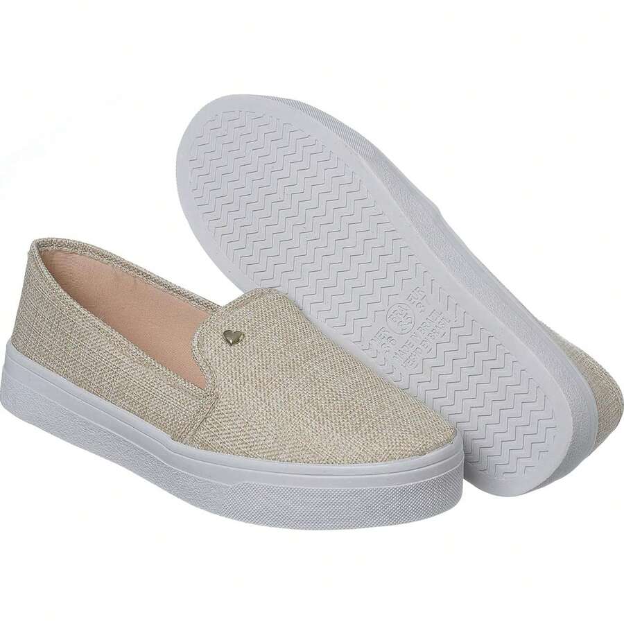 Women Casual Shoes - Gold - View 1
