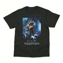 Camiseta Power Cat Rosa con Humor Atrevido Unisex - Negro 3 - Ver 9