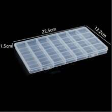 1pc Multi-Functional Transparent Plastic Storage Box, Suitable For Storing Earrings, Rings, Jewelry, Manicure Tools, Manicure Accessories, Jewelry Decorations. Ideal Gift For Women, Travel, Students - Clear - View 11