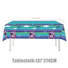 Bộ 67 đĩa và khăn ăn dùng một lần chủ đề trò chơi điện tử, đồ dùng cho tiệc tùng, thích hợp cho các buổi dã ngoại, sử dụng một lần. - Nhiều màu - Xem 6