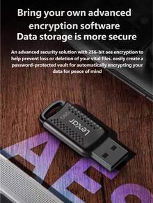 Lexar V400 USB 3.0 隨身碟 64GB 128GB 256GB，高速可攜式記憶卡隨身碟儲存，適用筆記型電腦 PC 車用音響智慧電視的外部數據備份，辦公文件影片照片傳輸 - 查看 6