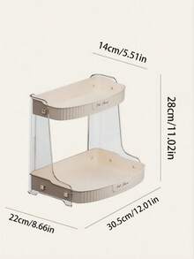 Kệ đựng mỹ phẩm, hộp đựng mặt nạ và sản phẩm chăm sóc da để bàn, hộp đựng đồ làm đẹp chống bụi cho phòng tắm/phòng ngủ. - Nhiều màu - Xem 8