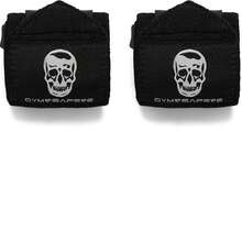 Gymreapers Professional Weightlifting Wrist Wraps With Heavy Duty Thumb Loops - Perfect For Powerlifting Competitions, Strength Training And Fitness - Black - View 6