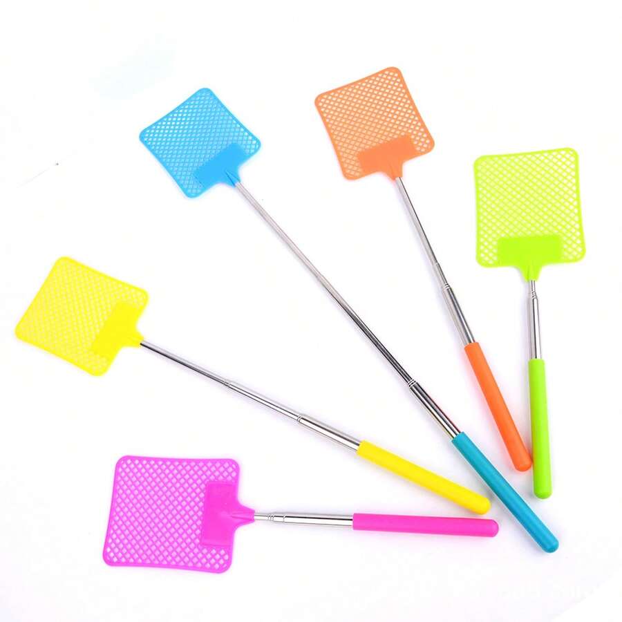 Retractable Summer Mosquito Swatter, Household Daily Insect Killer Cleaning Tool - Multicolor - View 1