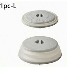 1 Peça Tampa Anti-Respingos de Silicone para Micro-ondas, Tampa Multifuncional para Preservação de Alimentos, À Prova de Poeira + À Prova de Insetos + Resistente ao Calor. Lavável em Máquina de Lavar Louça, Dobrável para Fácil Armazenamento e Transporte. Com Furos de Drenagem, Pode Ser Usado como Escorredor para Lavar Vegetais e Frutas. Adequado para Cozinha Doméstica, Churrasco ao Ar Livre, Dormitório, Campus, Escritório, Restaurante. Utensílios de Cozinha, Tampa de Alimentos para Micro-ondas, Acessórios de Ferramentas de Cozinha, Tampa de Alimentos, Tampa de Prato para Micro-ondas, Suprimentos de Cozinha e Casa, Decoração de Casa - Multicolorido - Visão 13