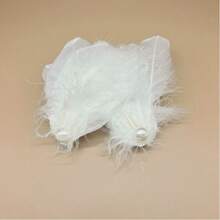 French Elegant Swan Feather Hair Clip, Atmospheric Side Clip, Hanfu Hair Accessory For Women,Bobby Pin,Hair Claws - Multicolor - View 3