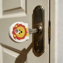 3/6/10个装硅胶防滑钥匙帽 - 动物造型钥匙套，可爱设计，灵活易用，趣味十足，钥匙链配件，适用于门钥匙保护 - 彩色 - 查看 7