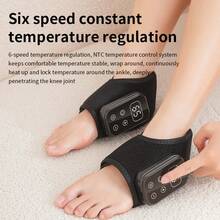 Ankle Massager Vibration Hot Compress Function With 3-Speed Heating, Rechargeable USB Power Supply, Ergonomic Home Use, Ideal Gift For Elders And Friends, Father's Day, Mother's Day - Multicolor - View 9