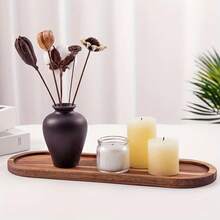 1个/2个装红木长方形/椭圆形托盘，适用于盛放水果、甜点、蛋糕、奶酪、咖啡、茶、面包等，是早餐、用餐、酒店、餐厅、户外野餐、居家日常使用的理想之选，也是情人节、妇女节、父亲节、母亲节的完美礼物。 - 彩色 - 查看 6