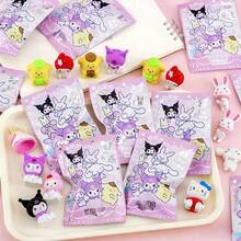 SANRIO Bộ sưu tập 1/5/10/20/32 chiếc tẩy 3D bất ngờ, kèm theo tẩy có thể tháo rời, quà tặng hoàn hảo. - Nhiều màu - Xem 4
