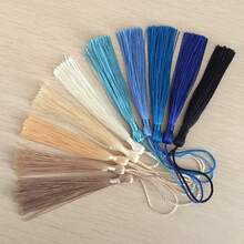 50 Piezas/Bolsa Flecos de borla de 13cm Adorno de flecos para coser accesorios de cortinas Decoración de boda DIY - 50 borlas - Ver 2