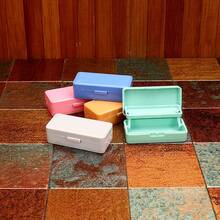 3pcs Realistic Mini Stationery Box Model, Double-Layer Cute Pencil Case Diorama Accessories (Diorama Decor/Model Collection/Interactive Gadget) - Multicolor - View 4