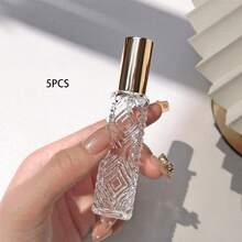 12ml Refillable Perfume Spray Bottle, Travel Size Glass Container With Golden Cap - Multicolor - View 12