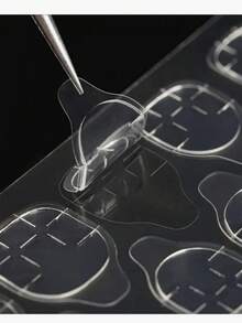 50 miếng/1200 miếng dán móng tay siêu dính, dạng gel thạch, mỏng, chống thấm nước. - Trong sáng - Xem 3