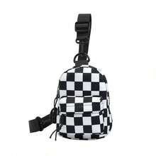 Teenager Laser Mini Backpack, Checkerboard Crossbody Bag, Colorful Chest Bag, Casual Outdoor Phone & Coin Purse - A - View 13