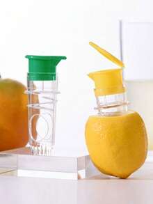 2/1pc New Spiral Lemon Juicer - Plastic Citrus Press With Built-In Strainer, Portable Manual Fruit Juice Extractor For Cocktails, Beverages, Camping, Picnics - Easy To Make Lemon, Orange, Lime Juice | Compact Juicer | Space-Saving Design, Perfect For Lemonade Stands - Multicolor - View 7