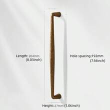 复古青铜门把手，复古实心锌合金厨房橱柜旋钮，适用于厨房、衣柜、橱柜 - 彩色 - 查看 12