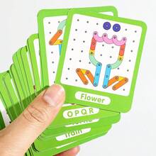 Tablero de rompecabezas versátil, tablero de clavos con forma, tablero de montaje, juego de columnas, tablero de clavos para la inteligencia de los niños, juego de pilares versátil, juguetes de emparejamiento de formas cognitivas para niños y niñas, bloques de construcción de rompecabezas, juegos de escritorio 2 en 1 para interacción entre padres e hijos, regalos festivos - Multicolor - Ver 7