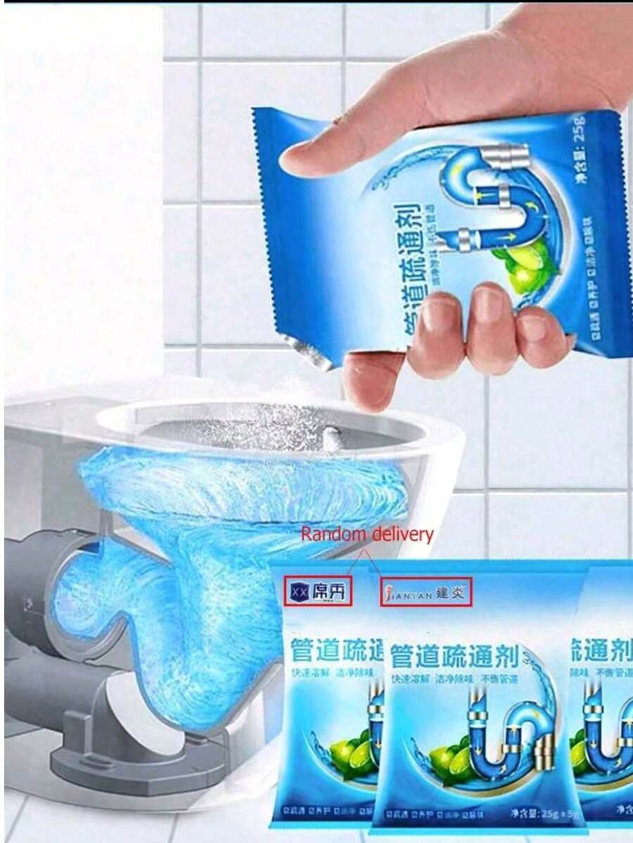 10/30包强力管道疏通剂，快速起效的水槽和排水管清洁剂，适用于厨房水槽、马桶和管道堵塞清除。 - 粉狀 - 查看 1