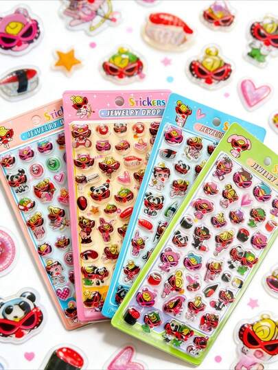 3D Crystal Embossed Flying Fairy Stickers, Suitable For Children's Scrapbooks And Diaries, Also For Decorating Phones, Laptops, Luggage, Water Bottles, Skateboards, Notebooks And Guitars. Great For Daily Use, Children's Birthday Gifts, Back To School Supplies, Travel Accessories, And Teen Room Decor.