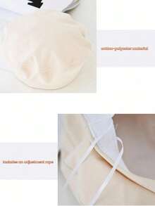1 chiếc mũ beret bát giác kiểu Pháp cổ điển dành cho nữ, mùa thu/đông, kiểu dáng thường ngày đa năng, chất liệu mềm mại, chu vi vòng đầu rộng, mũ thợ sơn, quà tặng ngày lễ, mũ dự tiệc. - Nhiều màu - Xem 5