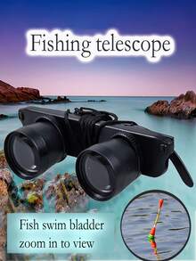 1pc Fishing Binoculars Headband Magnifier, High Definition Zoom Lens, Suitable For Concerts - Multicolor - View 1