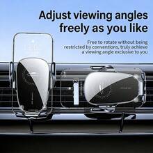 New Customized 360° Rotatable Car Phone Holder, One-Touch Air Vent Mount For Smartphone GPS - Multicolor - View 2