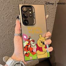 Miniso 名创优品迪士尼小熊维尼手机壳，适用于三星S26 Ultra/S26 Edge/S26 Plus/S26/S25 Ultra/S25 Plus/S25/S25FE/S25Edge/S24 Ultra/S24 Plus/S24/S24FE/S23FE/S23 Ultra/S23 Plus/S23/S22 Ultra/S22 Plus/S22/A15/A16/A17/A35/A36/A54/A55/A56/ 圣诞礼物，送给女朋友 - 黑色 - 查看 7