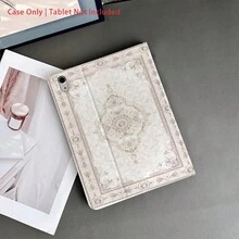 1个复古粉色巴洛克风格平板电脑保护套，带笔槽，支持自动休眠/唤醒，适用于iPad 10.9/10.2/Air 5/4/2、Pro 11、第10/9/8/7代、9.7英寸、Air 11/13（M3 2025）、11（A16 2025）、Galaxy Tab S10+/S9/A9。 - 彩色 - 查看 6