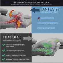 Almohada Ortopédica para Piernas Restaura la Alineación Natural de la Columna Vertebral Soporte de Espalda y Confort  Contour Legacy - Multicolor - Ver 3