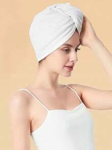 5 chiếc/10 chiếc mũ trùm đầu dùng một lần bằng vải không dệt - Siêu thấm hút - Nhanh khô - Đồ dùng du lịch - Mũ tắm khách sạn - Tiện lợi mang theo - Đóng gói riêng lẻ - trắng - Xem 6